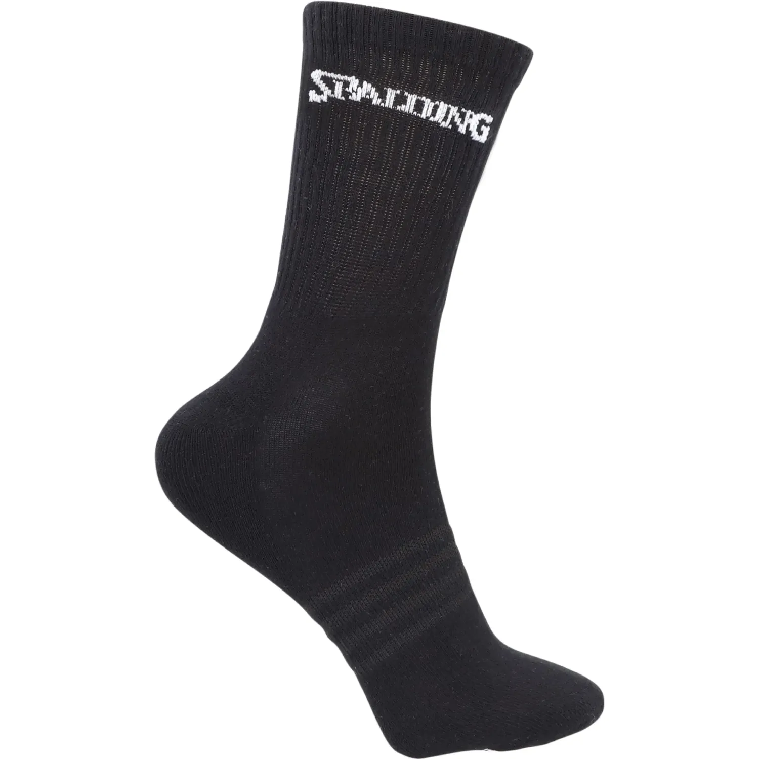 Pack Spalding De Medias Deportivas Niños Medium Socks Spstme color negro / blanco | Platanitos