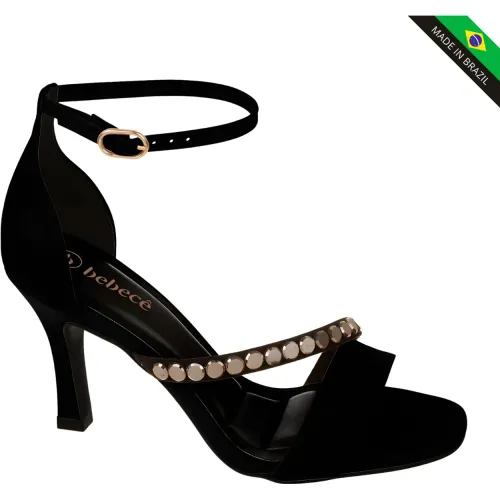 Sandalia Bebecé Fiesta Mujer T7539 color negro | Platanitos