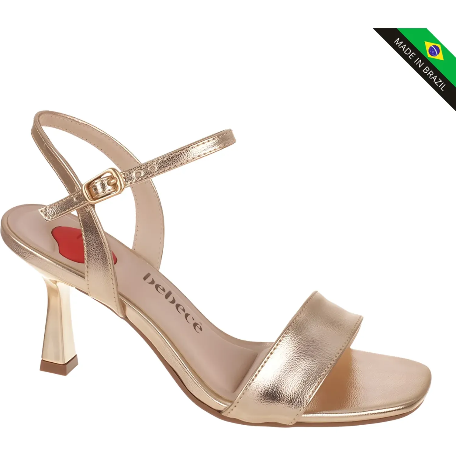 Sandalia Bebecé Fiesta Mujer T7589 color dorado | Platanitos