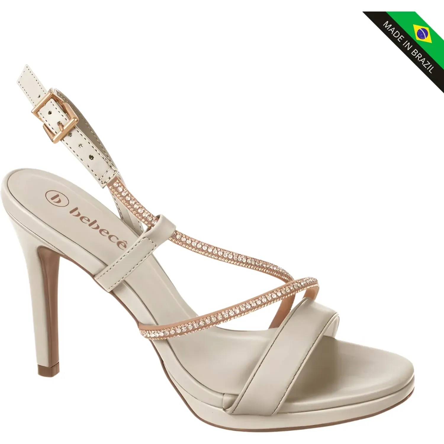 Sandalia Bebecé Fiesta Mujer T7821 color avena | Platanitos