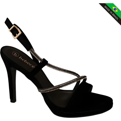 Sandalia Bebecé Fiesta Mujer T7821 color negro | Platanitos