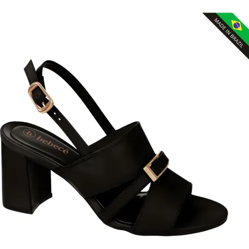 Sandalia Bebecé De Vestir Mujer T6059 color negro | Platanitos