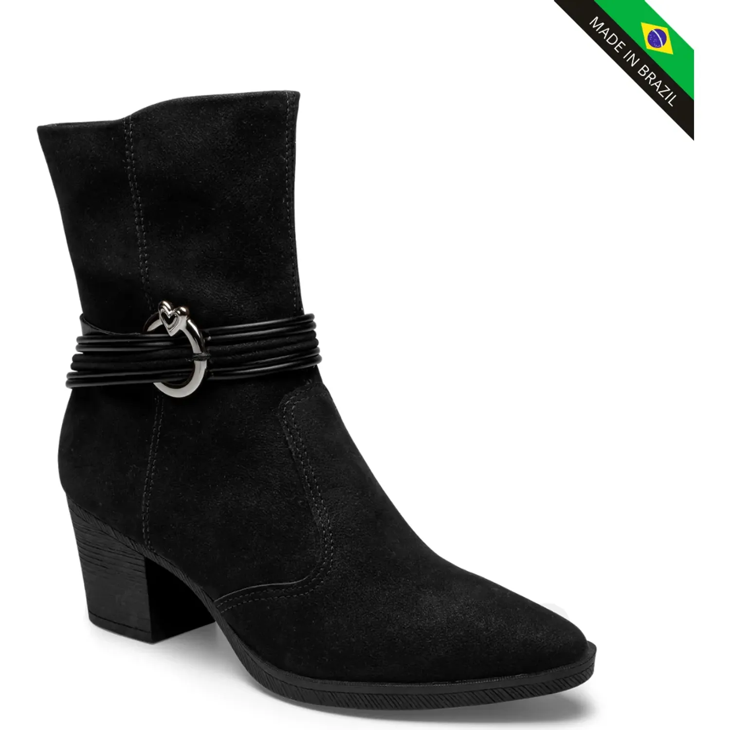 Botin Mississipi Mujer J1620 color negro | Platanitos
