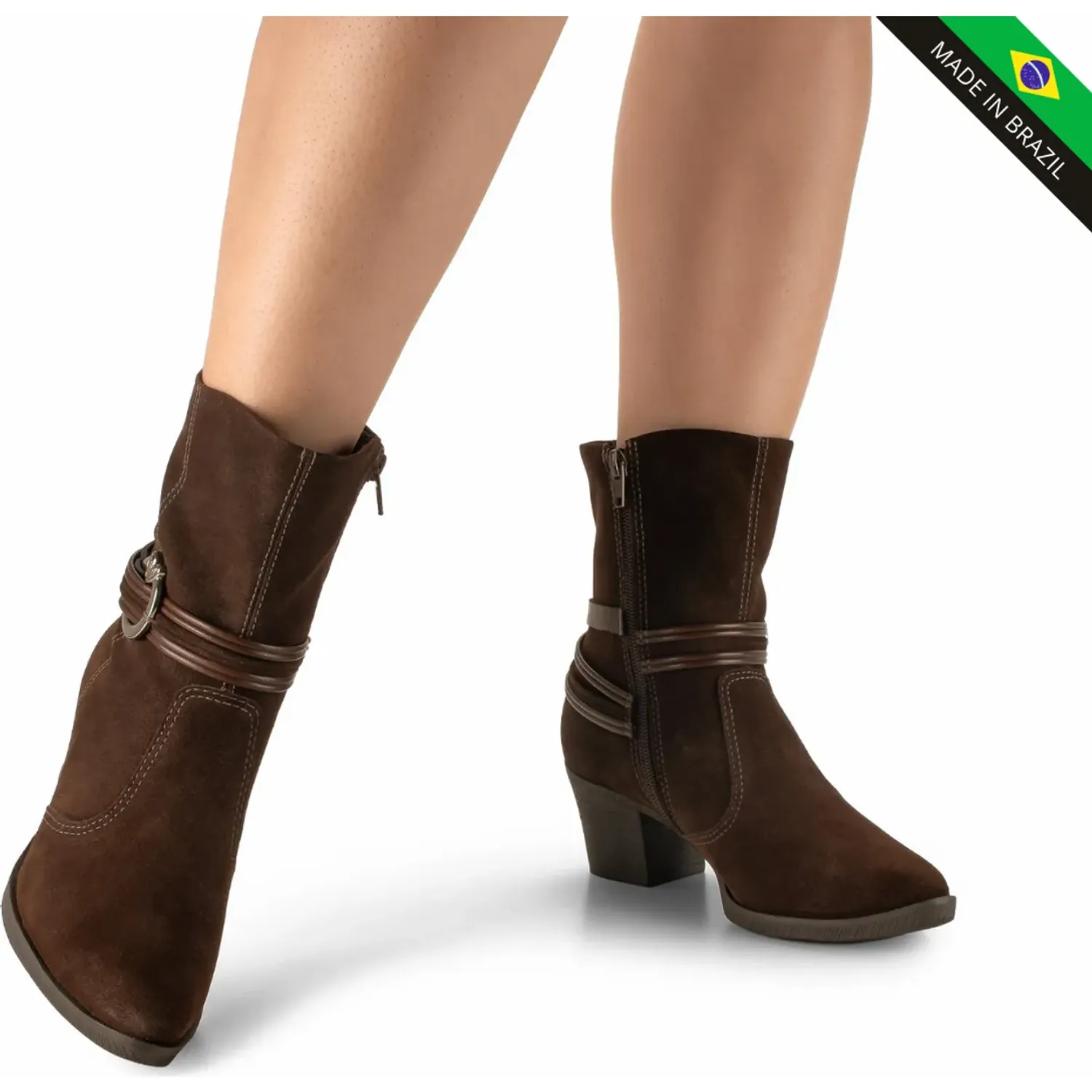 Botin Mississipi Mujer J1620 color cacao | Platanitos