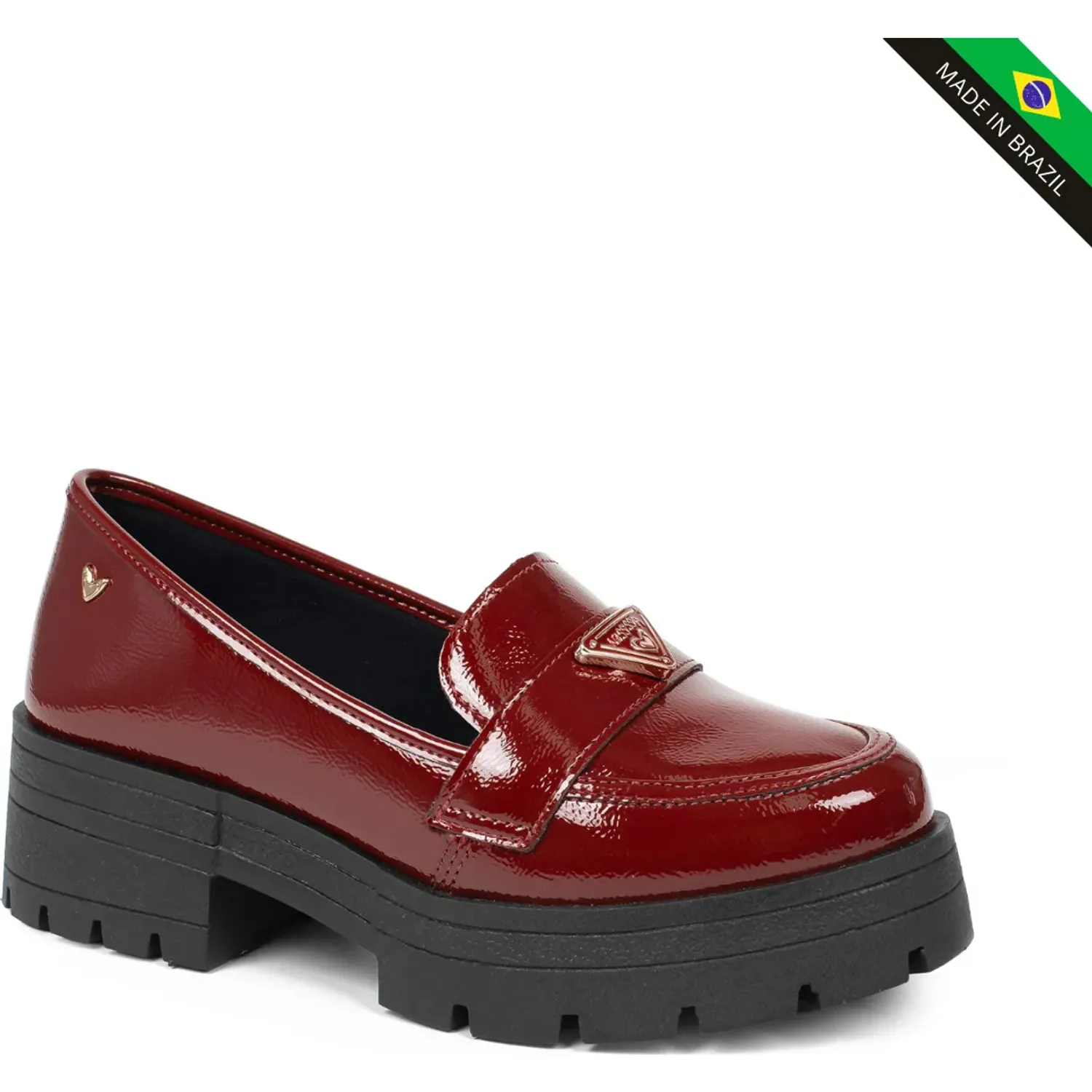 Mocasin Mississipi Cuña Mujer J1080 color rubi | Platanitos