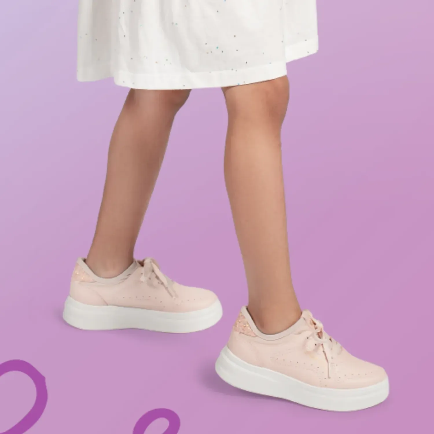 Zapatilla Pink Cats Niños V6210 color rosado | Platanitos