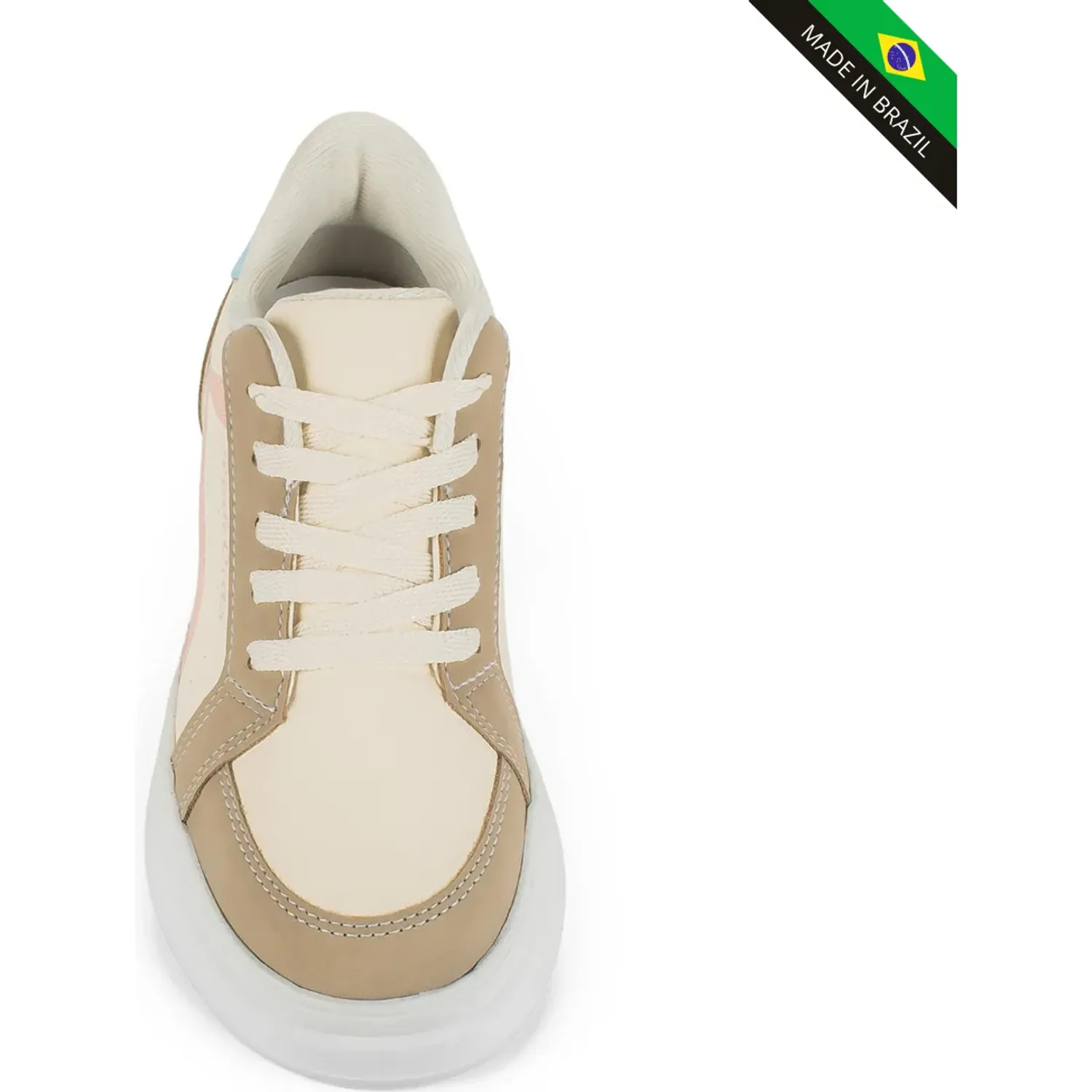 Zapatilla Pink Cats Niños V62102 color beige/rosa | Platanitos