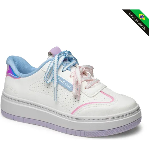 Niña PINK CATS Blanco Zapatilla Niños V6150