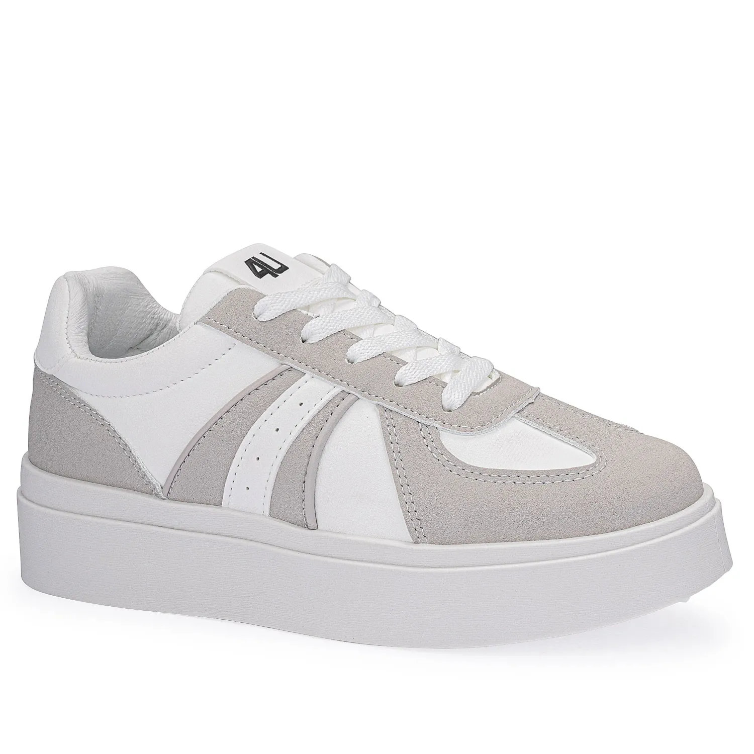 Zapatilla Just4U Dama Z Tanzania color blanco | Platanitos