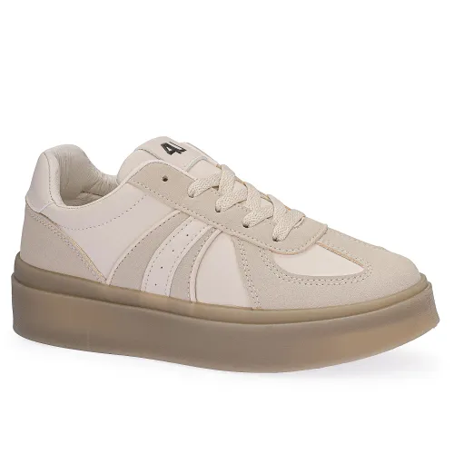 Zapatilla Just4U Dama Z Tanzania color beige | Platanitos