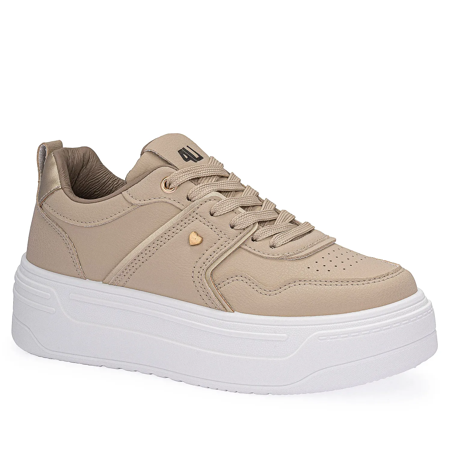 Zapatilla Just4U Dama Z Lusaka color beige | Platanitos