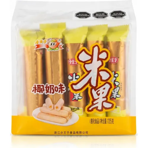 XIAOWANGZI Varios Snack De Arroz Rellena Sabor A Leche