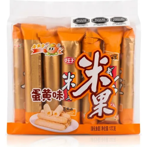 Snack Xiaowangzi De Arroz Con Relleno Sabor A Huevo color varios | Platanitos