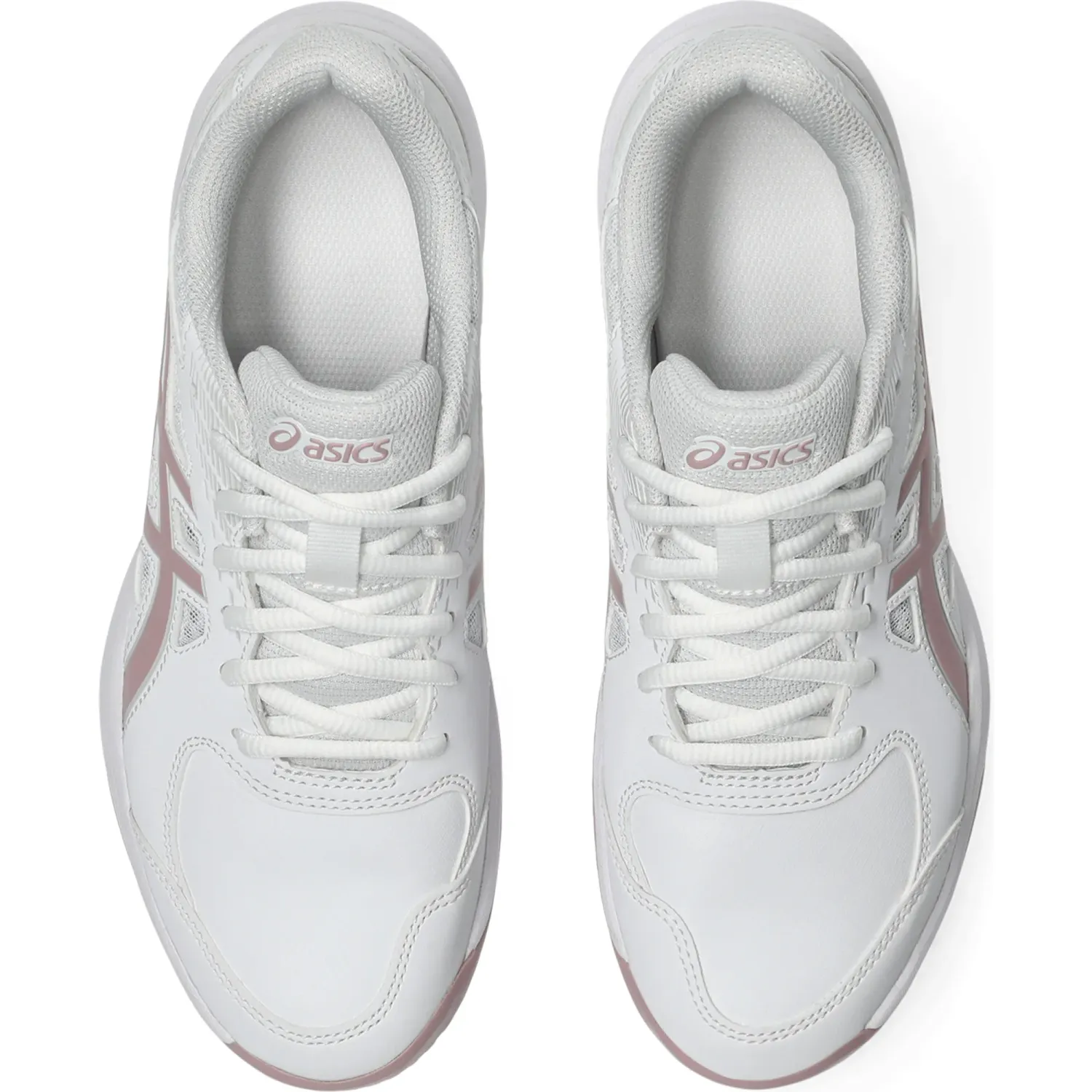 Zapatillas Asics De Tenis Mujer Court Slide 4 color blanco / rosado | Platanitos