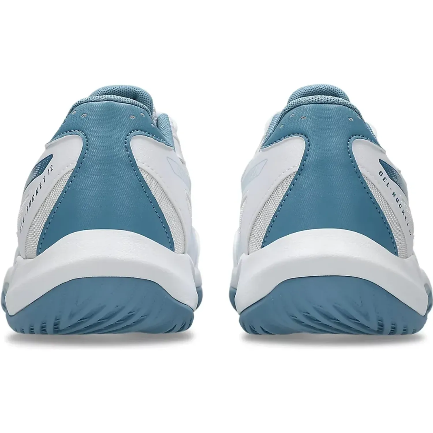 Zapatillas Asics De Voley Hombre Gel-Rocket 12 color blanco / celeste | Platanitos