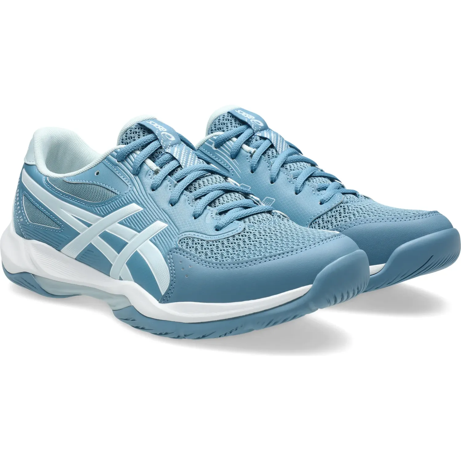 Zapatillas Asics De Voley Hombre Gel-Rocket 12 color turquesa / blanco | Platanitos