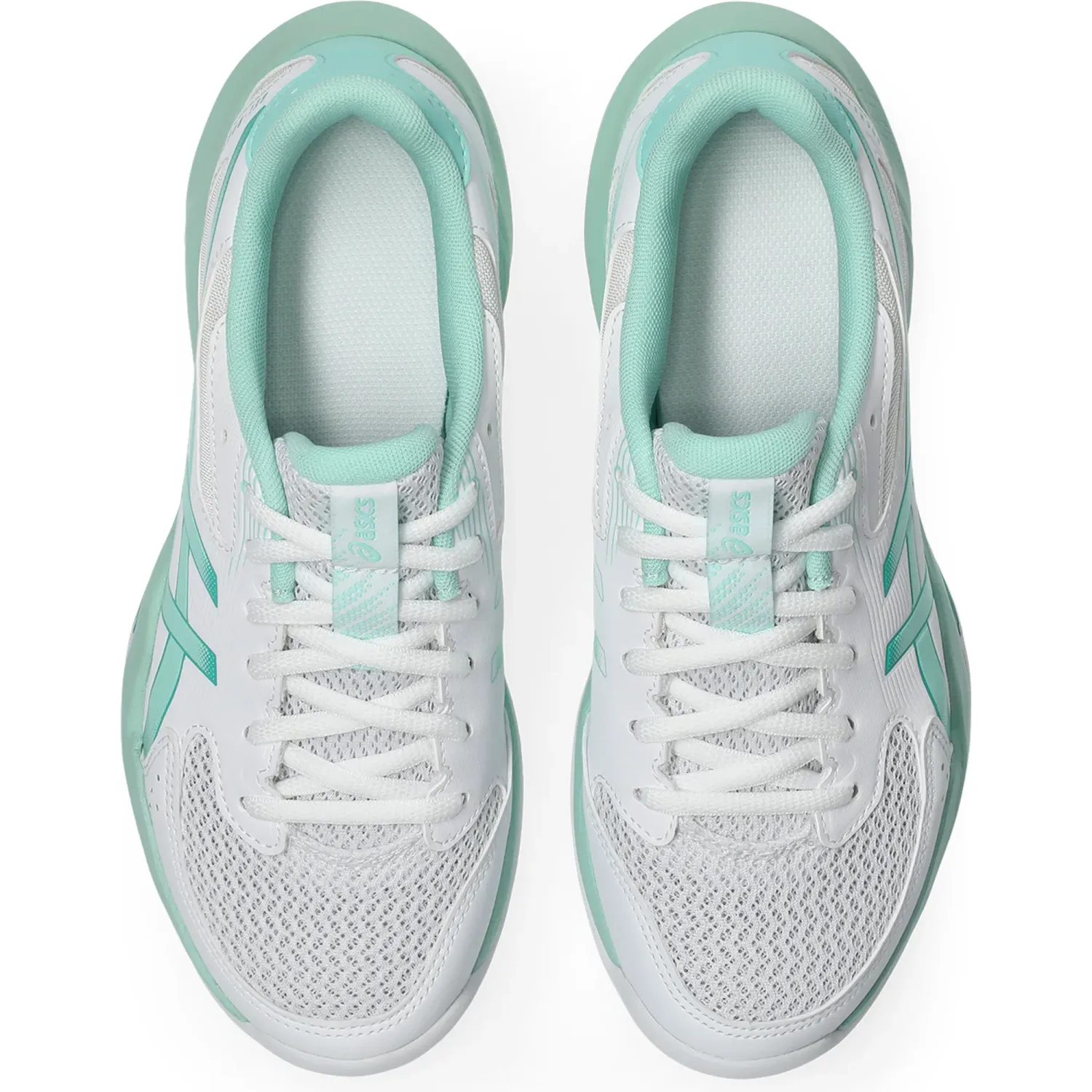 Zapatillas Asics De Voley Mujer Gel-Rocket 12 color blanco / verde | Platanitos