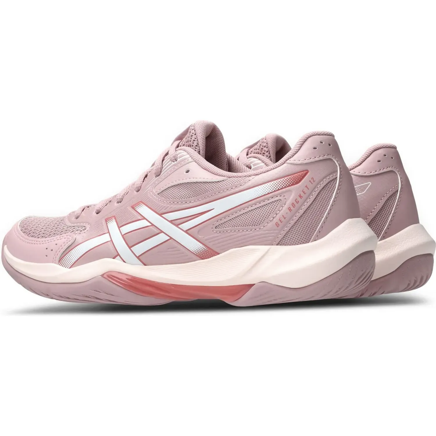 Zapatillas Asics De Voley Mujer Gel-Rocket 12 color rosado / blanco | Platanitos
