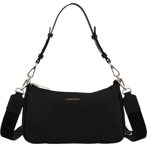 Bolso Crepier Mujer Caterinna Chico color negro | Platanitos