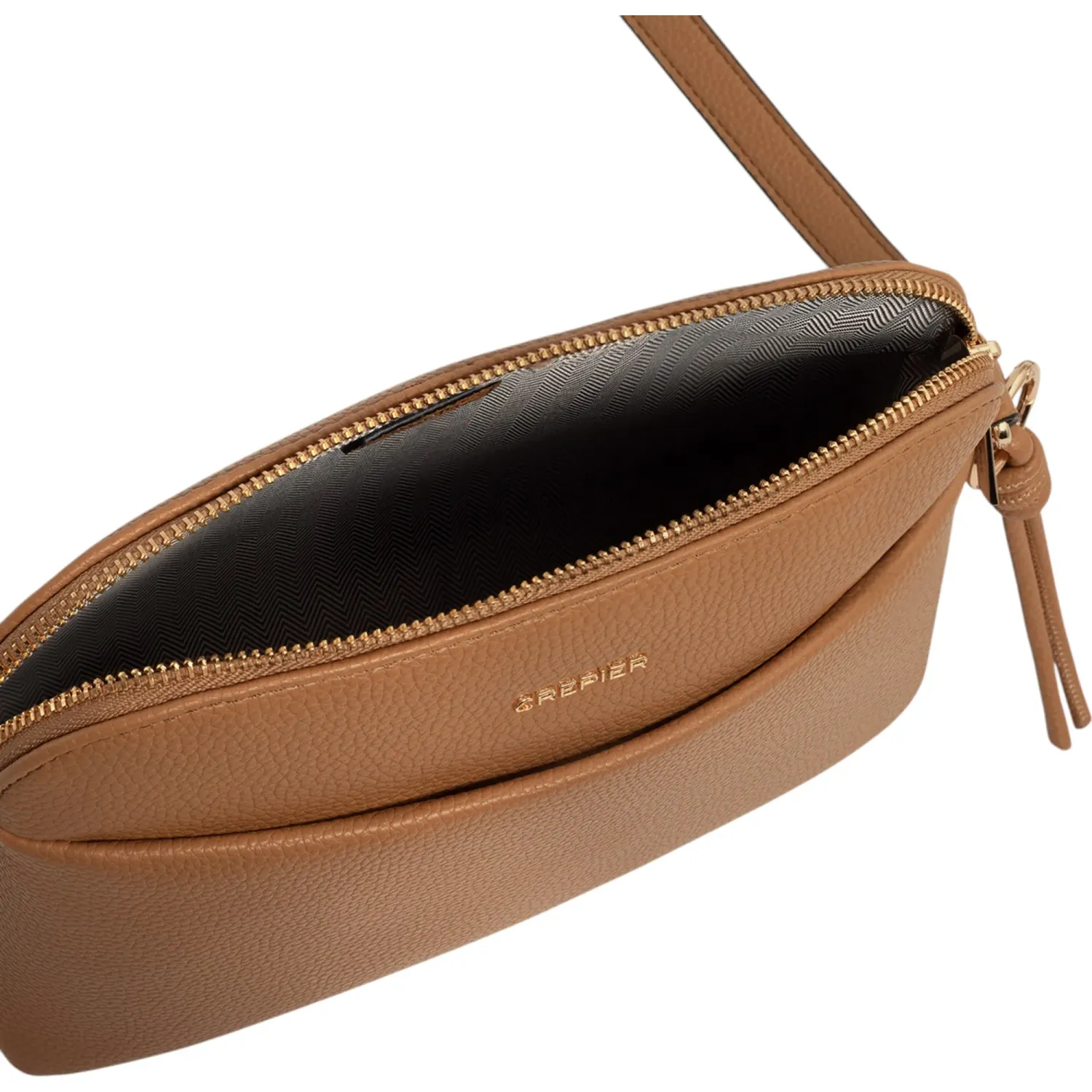 CREPIER Bolso Crepier Mujer Noria Chico color camel | Platanitos