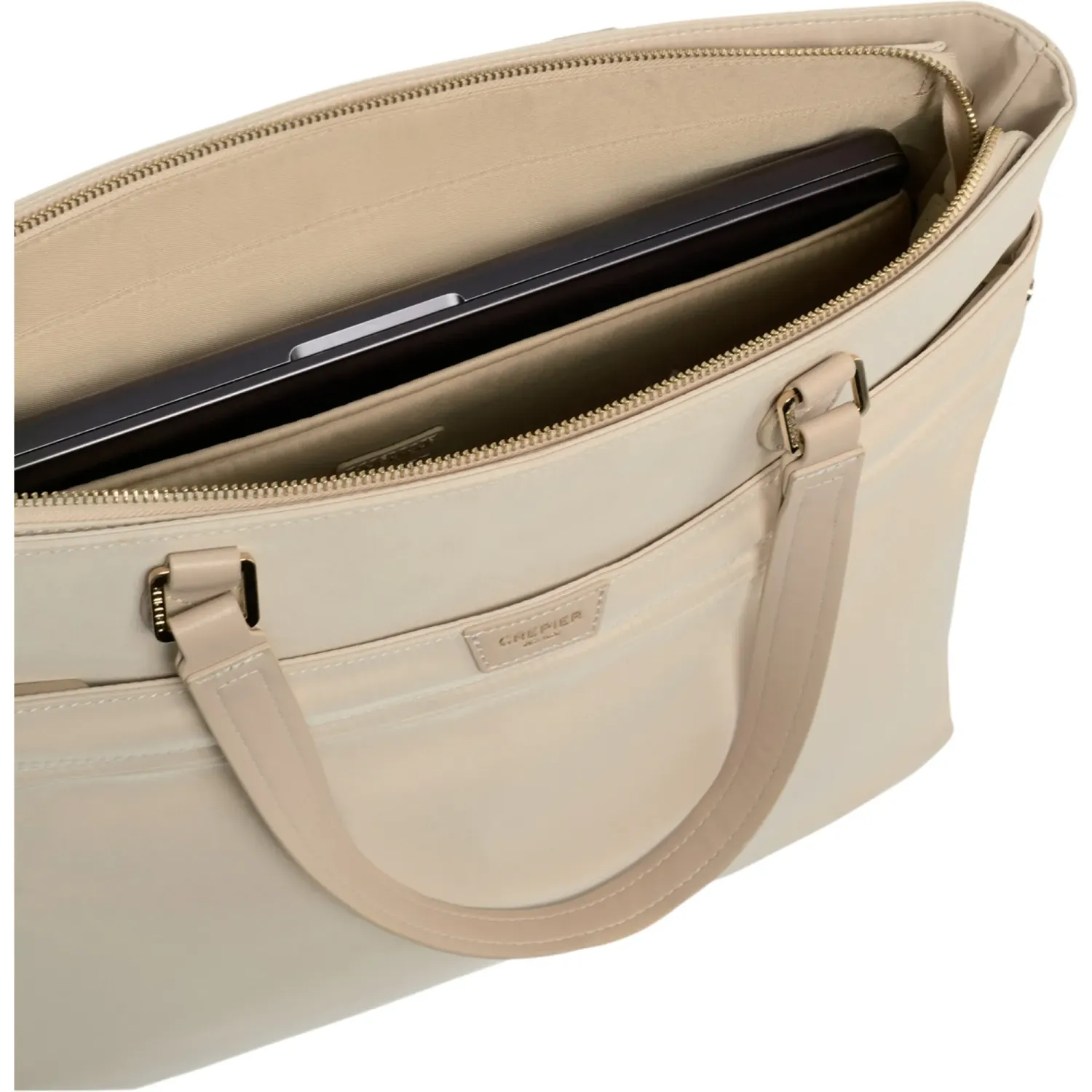 CREPIER Maletin Crepier Mujer Goretti Grande color beige | Platanitos