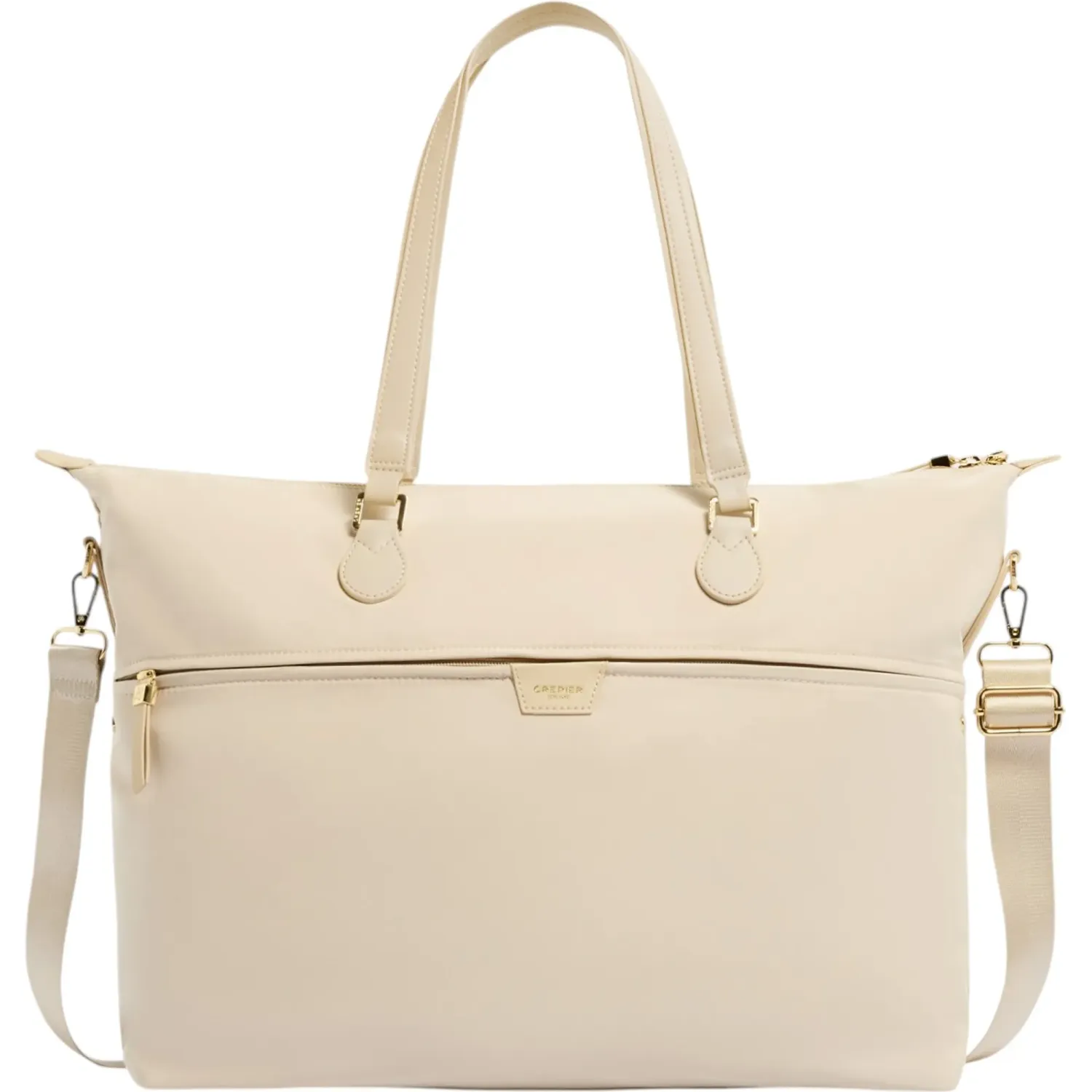 Maletin Crepier Mujer Goretti Grande color beige | Platanitos