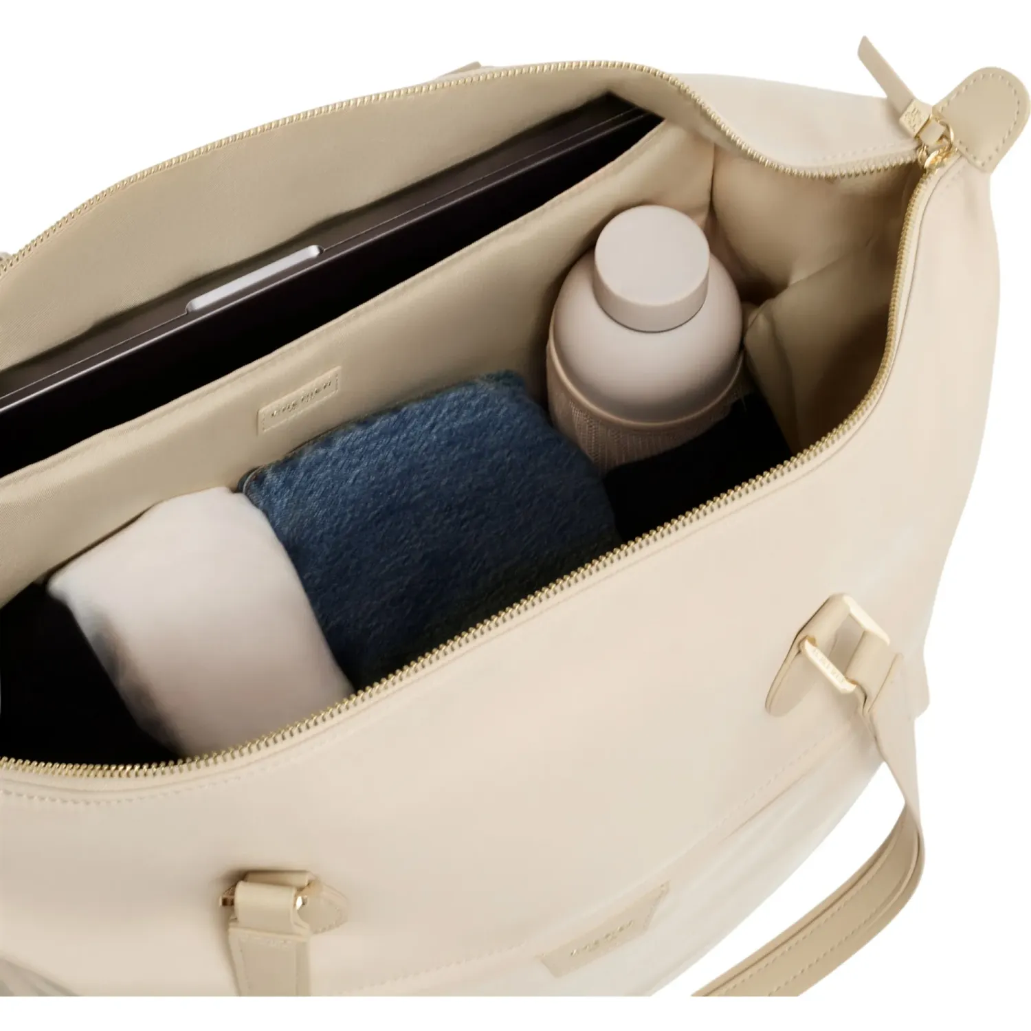 Maletin Crepier Mujer Goretti Grande color beige | Platanitos