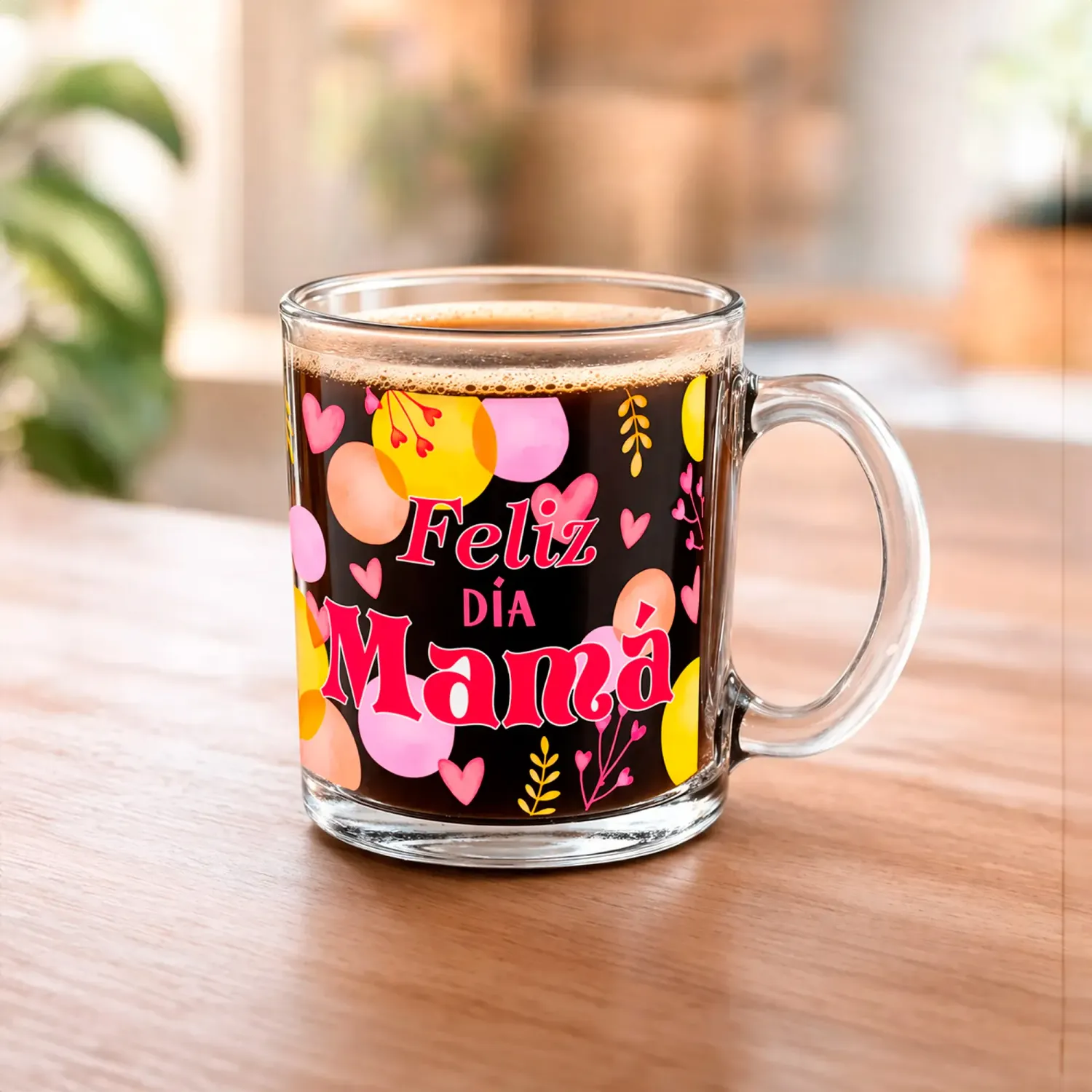 Taza Ichimatsu De Vidrio 327 Ml Recto Con Estuche - Edicion Dia De La Madre color varios | Platanitos