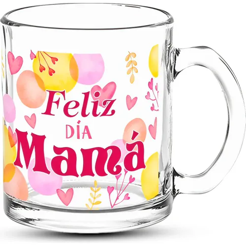 Taza Ichimatsu De Vidrio 327 Ml Recto Con Estuche - Edicion Dia De La Madre color varios | Platanitos