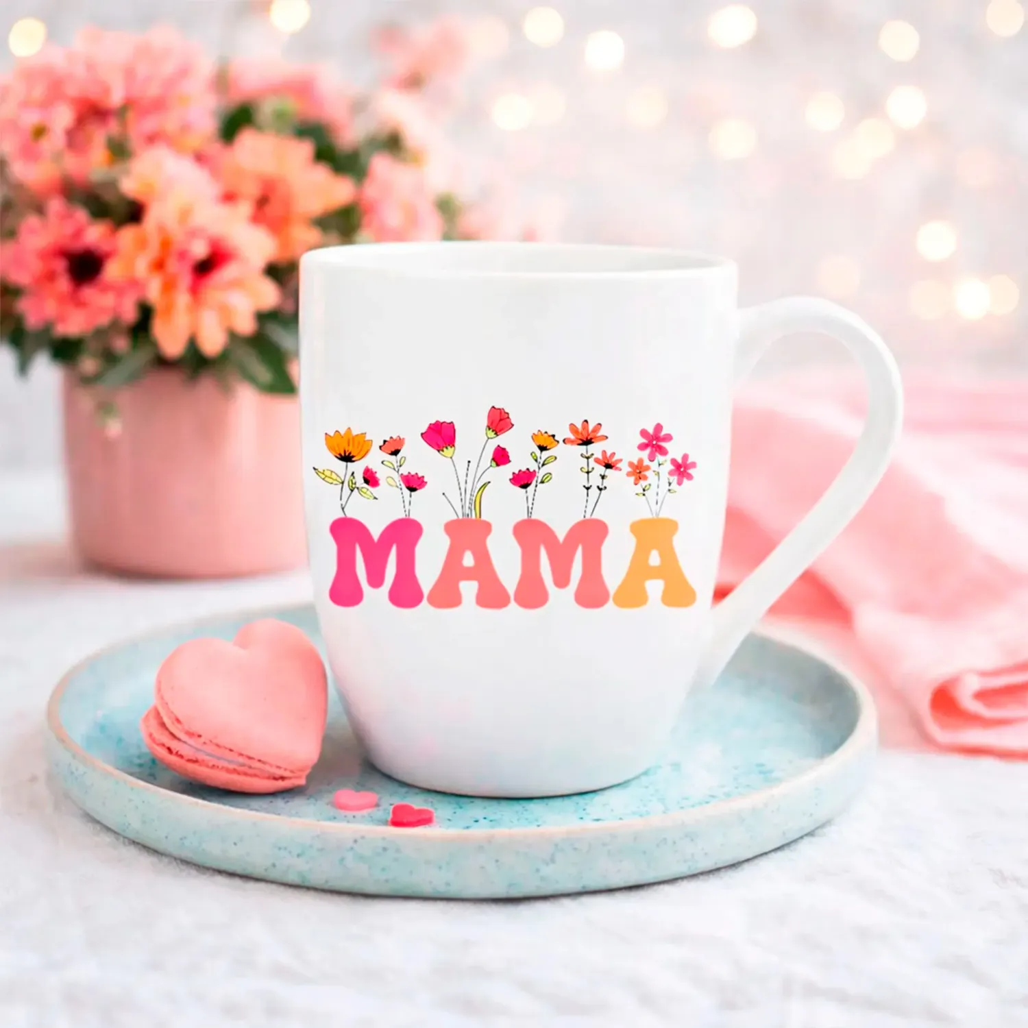 Taza Ichimatsu De Loza 11 Oz Cilindrico Con Estuche - Edicion Dia De La Madre color varios | Platanitos