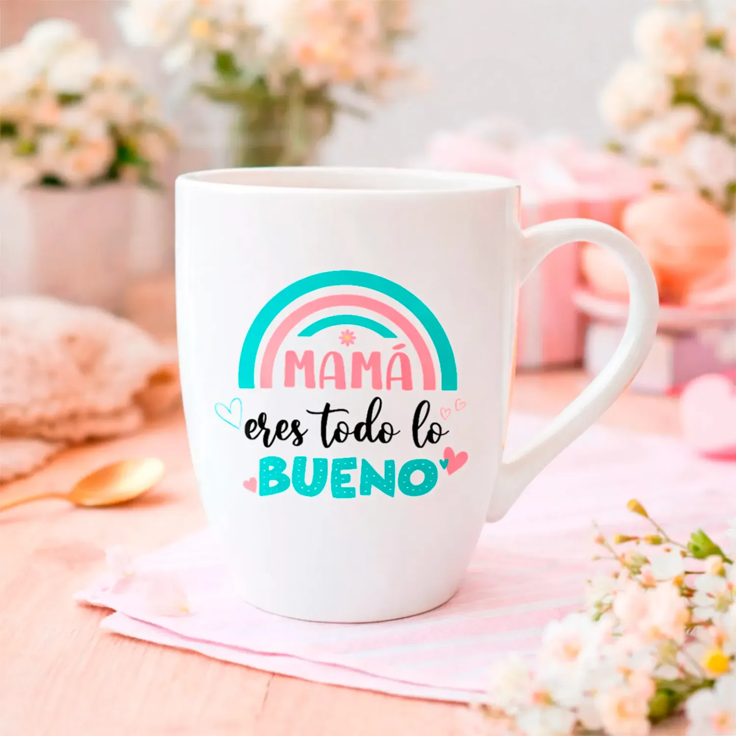 Taza Ichimatsu De Loza 11 Oz Cilindrico Con Estuche - Edicion Dia De La Madre color varios | Platanitos