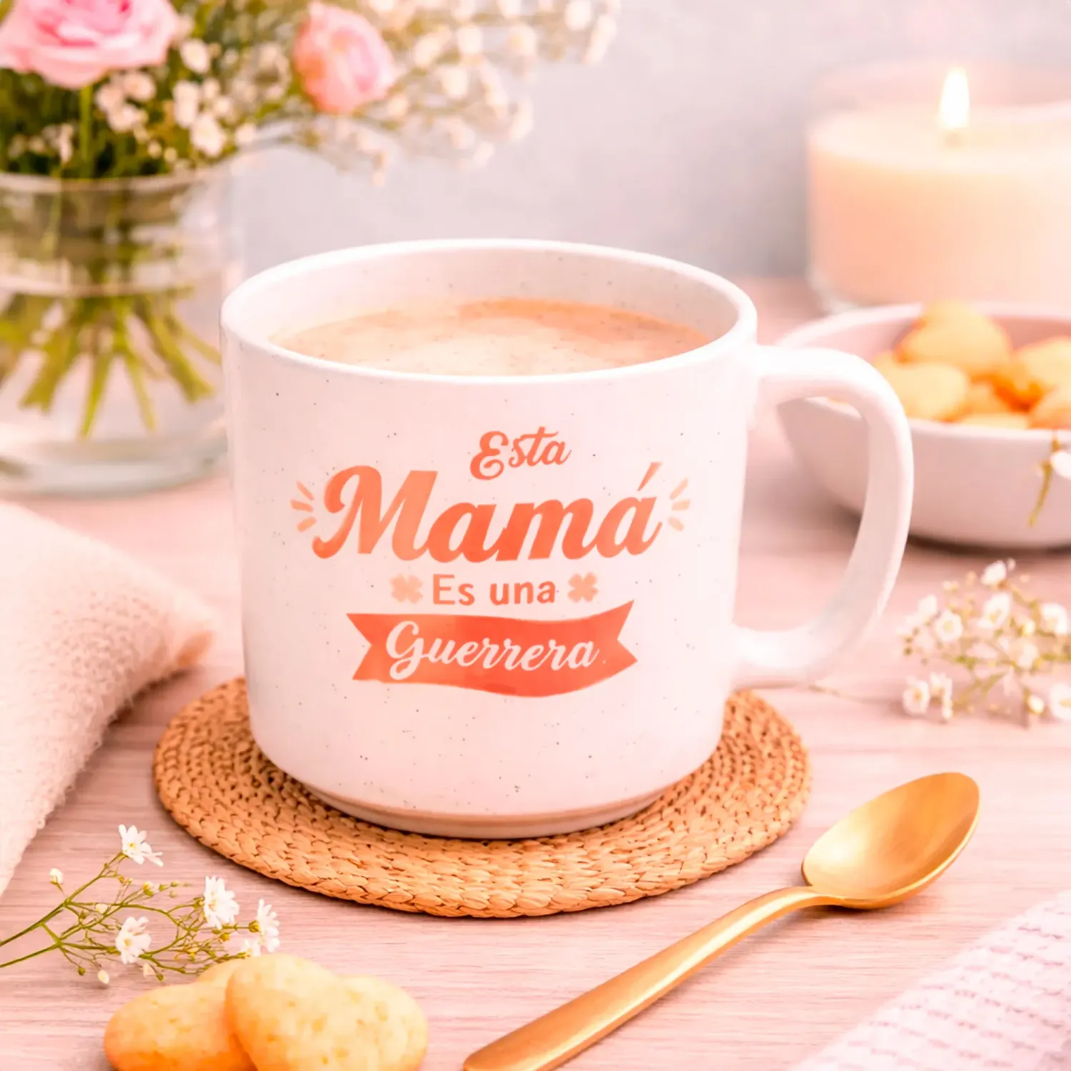 Taza Ichimatsu De Loza Mate 16 Oz Con Estuche Decorado - Edicion Dia De La Madre color varios | Platanitos