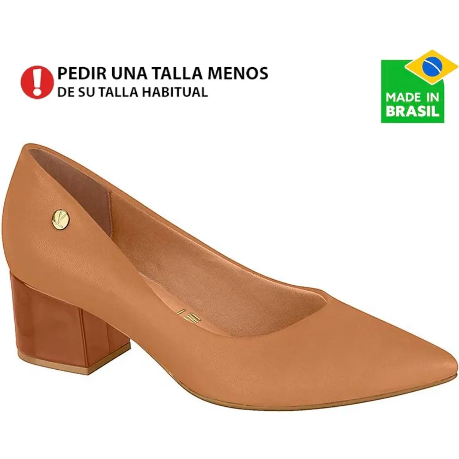 Calzado Vizzano De Vestir Mujer 1220 color camel | Platanitos