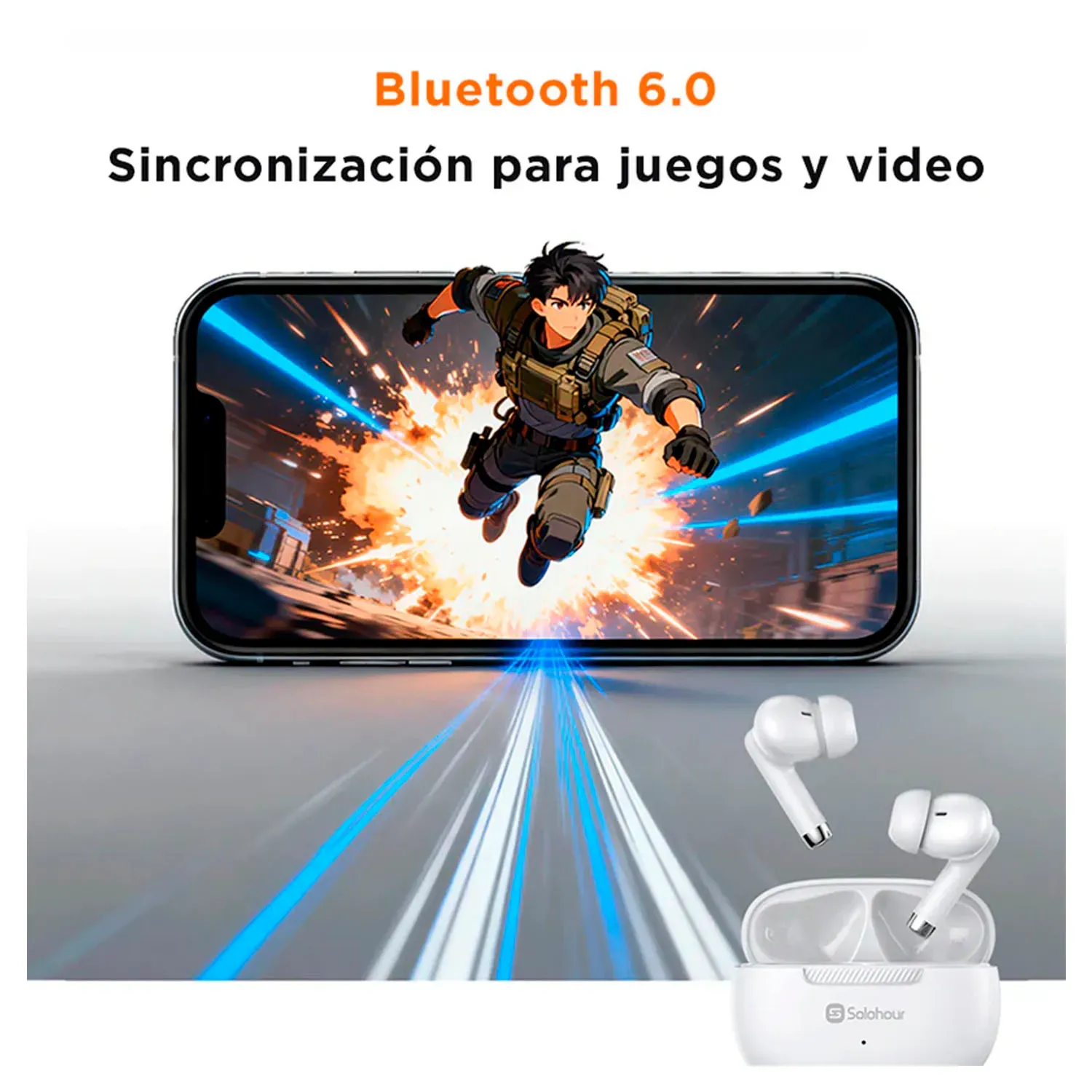 Audifonos Solohour Inalámbricos Solbuds St3 color negro | Platanitos