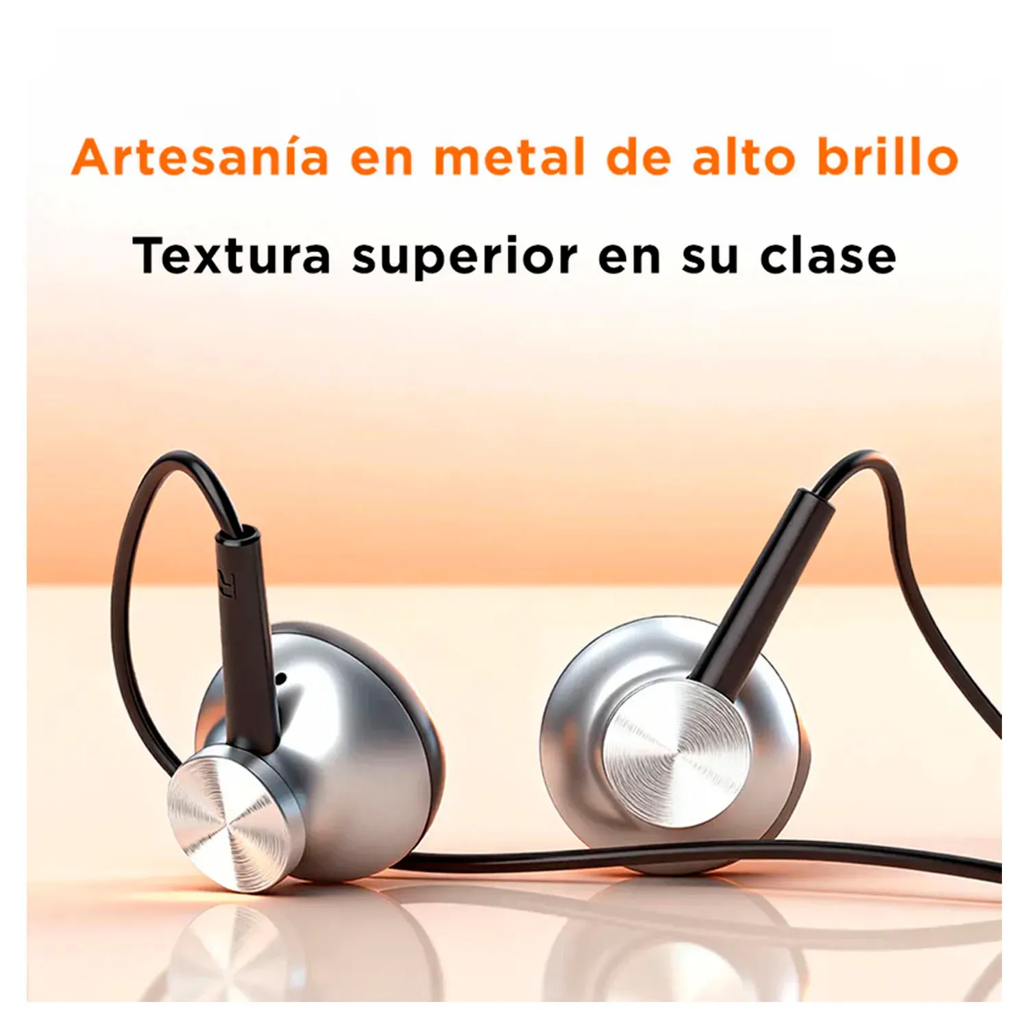 Audifonos Solohour Con Cable Solcord W02 color negro | Platanitos