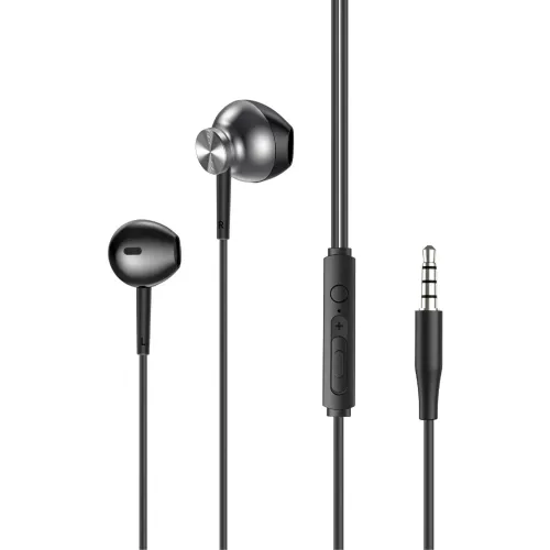 Audifonos Solohour Con Cable Solcord W02 color negro | Platanitos