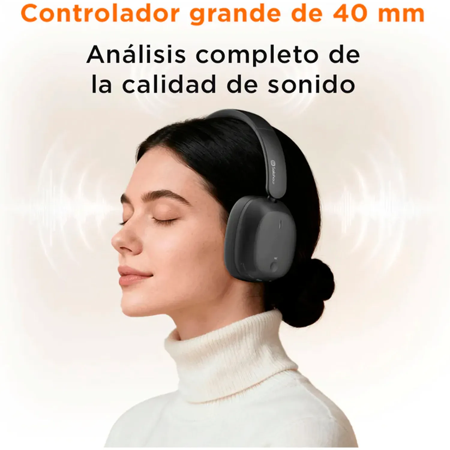 Audifonos Solohour Inalámbricos Solhead H10 Anc color blanco | Platanitos