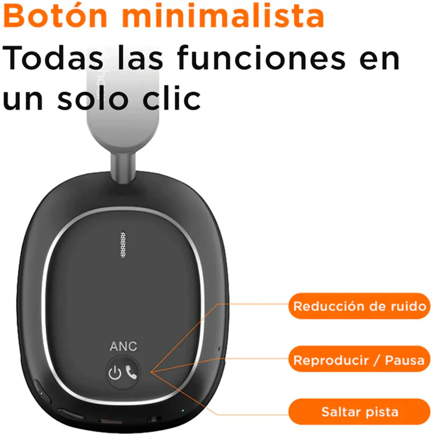 Audifonos Solohour Inalámbricos Solhead H10 Anc color negro | Platanitos