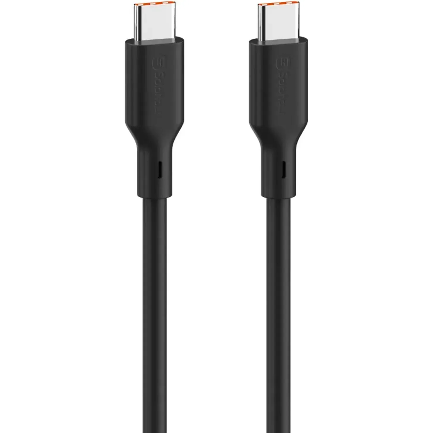 Cargador Solohour Rápido Gan 65w 3 En 1 Con Cable Usb-C A Usb-C color negro | Platanitos
