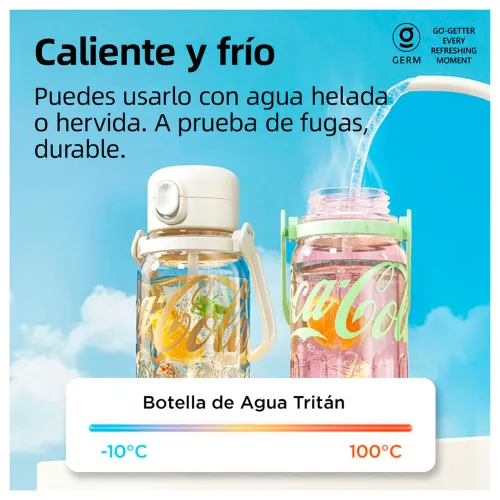 GERM Tomatodo Rítmico Logo Coca Cola Negro 1250ml