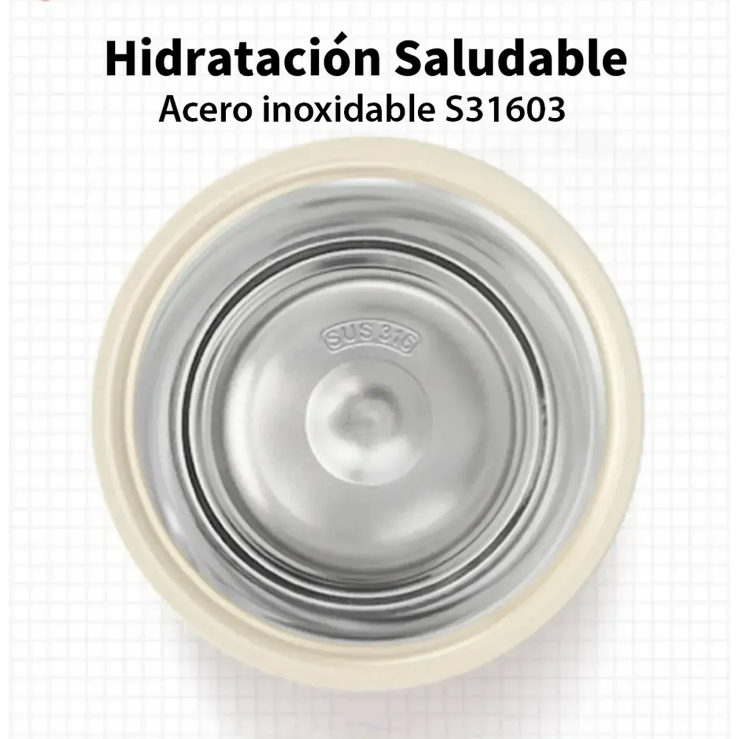 Vaso Germ Térmico Germ Coca‑cola Blanco Estelar 750ml color blanco | Platanitos