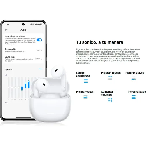 XIAOMI Audifonos Inalámbricos Redmi Buds 8 Active Bluetooth 5.4