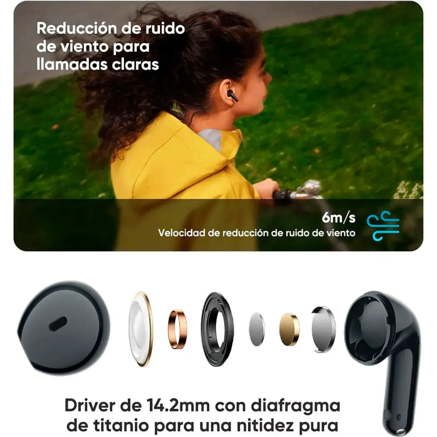 Audifonos Xiaomi Inalámbricos Redmi Buds 8 Active Bluetooth 5.4 color azul | Platanitos