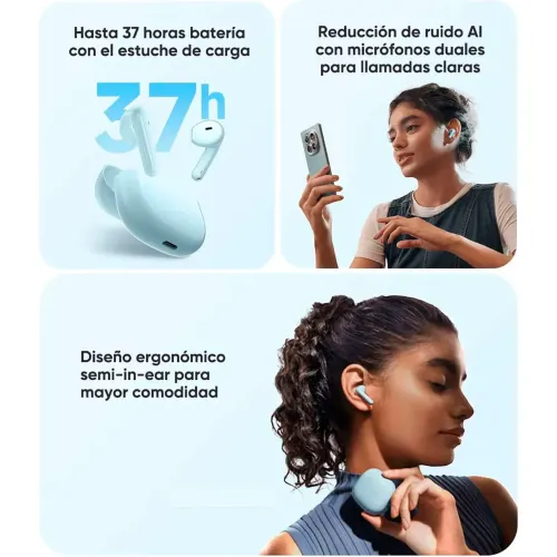XIAOMI Audifonos Inalámbricos Redmi Buds 8 Active Bluetooth 5.4
