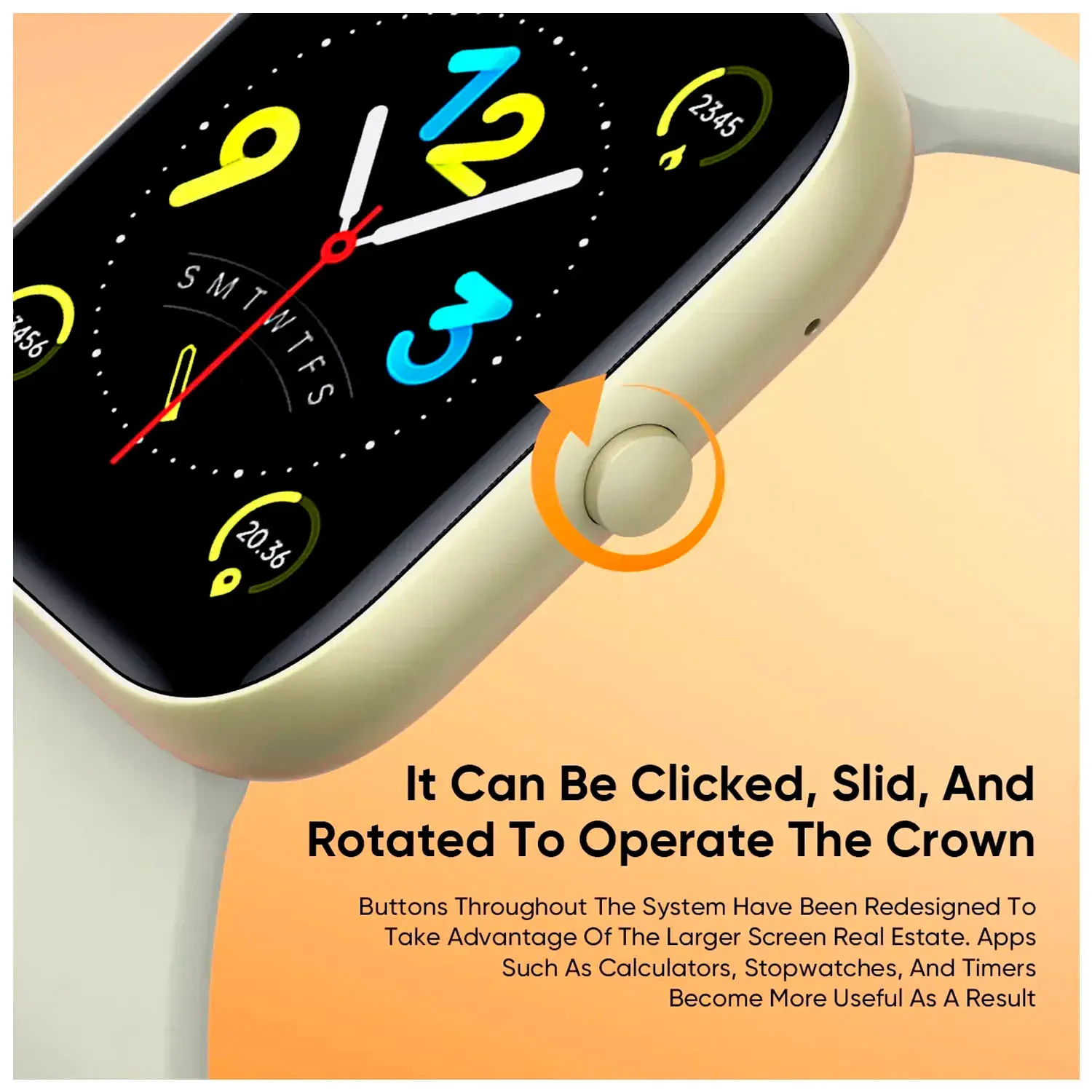 Reloj Vidvie Smartwatch Sw1618 Con Bluetooth Llamadas color dorado | Platanitos