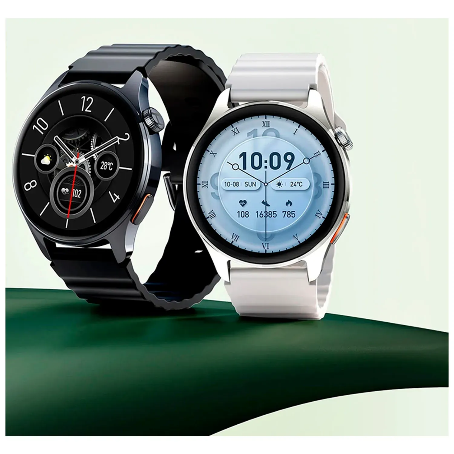 Reloj Haylou Smartwatch Watch 4s Pantalla Amoled color plateado | Platanitos