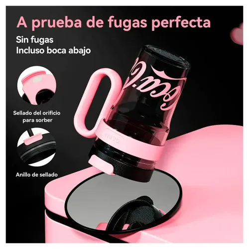 GERM Tomatodo Logo Coca Cola Negro 800ml De 27 Oz