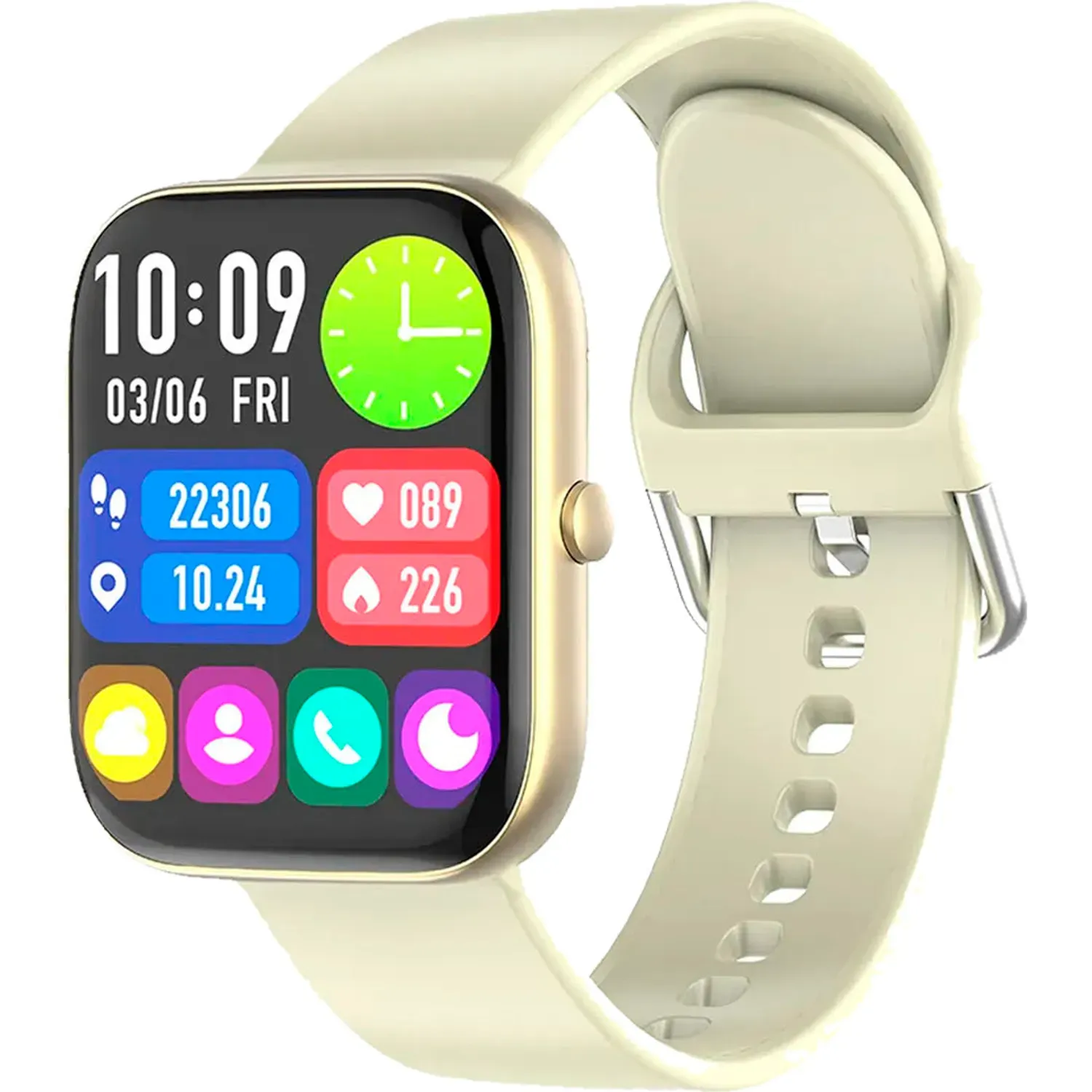 Combo Lenovo Smartwatch Vidvie S1618 Dorado + Audifonos Inalámbricos Lp40 Pro Negro color dorado / negro | Platanitos