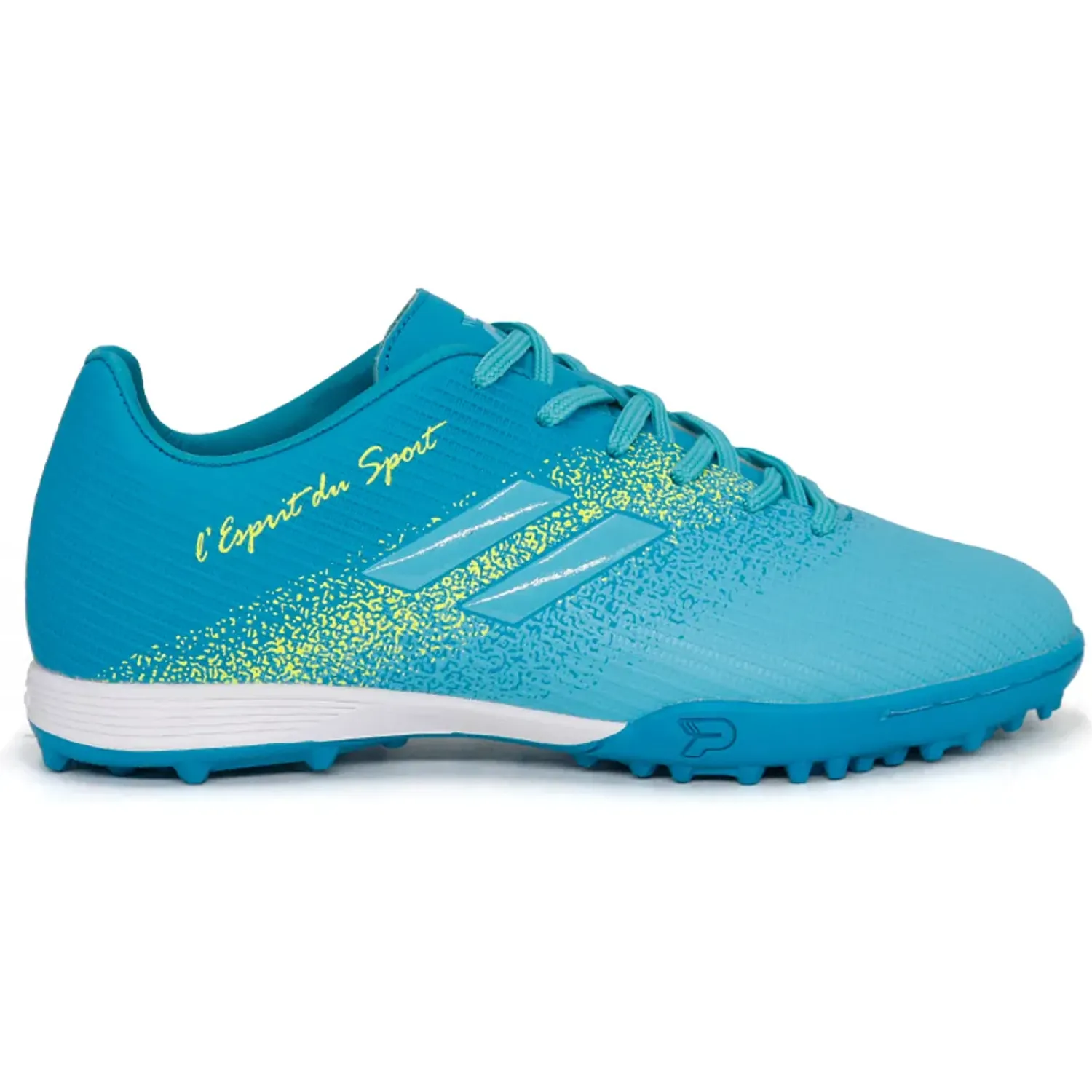 Zapatillas Patrick De Futbol Niños Cubarsi/N26 color aqua / lemon | Platanitos