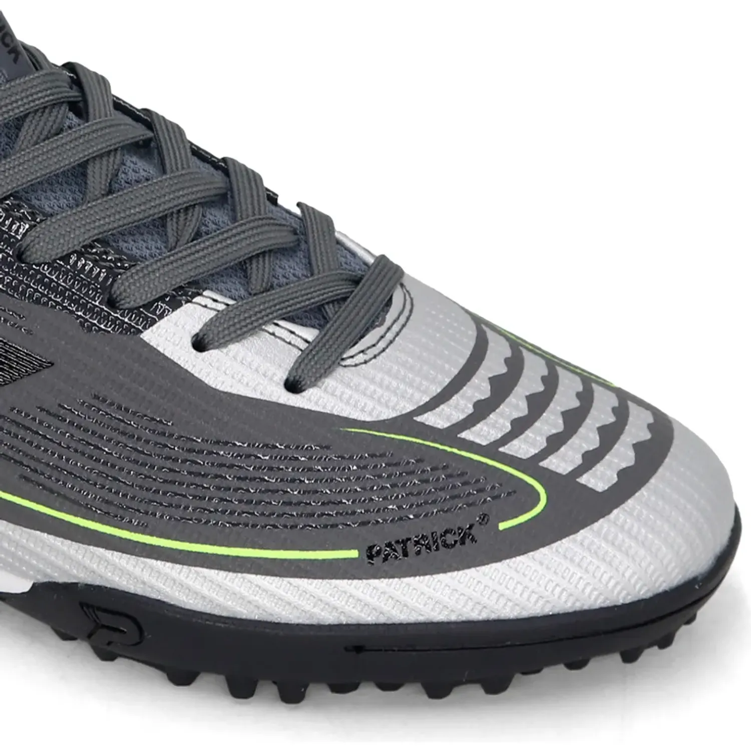 Zapatillas Patrick De Futbol Niños Gavi-J26 color gris / plateado | Platanitos